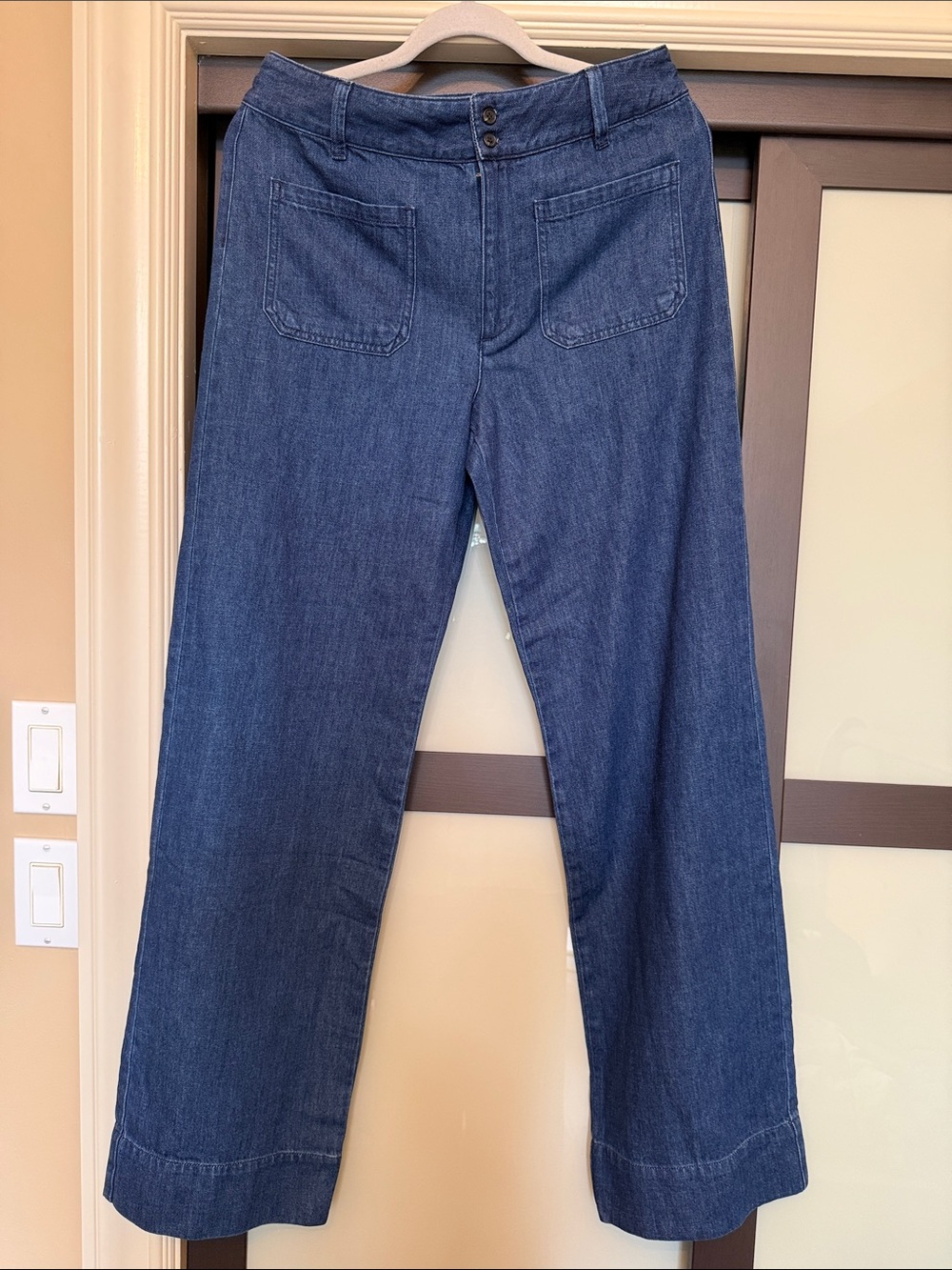 NWOT A.P.C. Emelie Wide-Leg Women’s Jeans - Blue